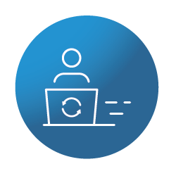 A product feature icon highlighting IronOrbit's innovative IT solutions, showcasing advanced tools and services designed to enhance business operations, improve security, and boost productivity.