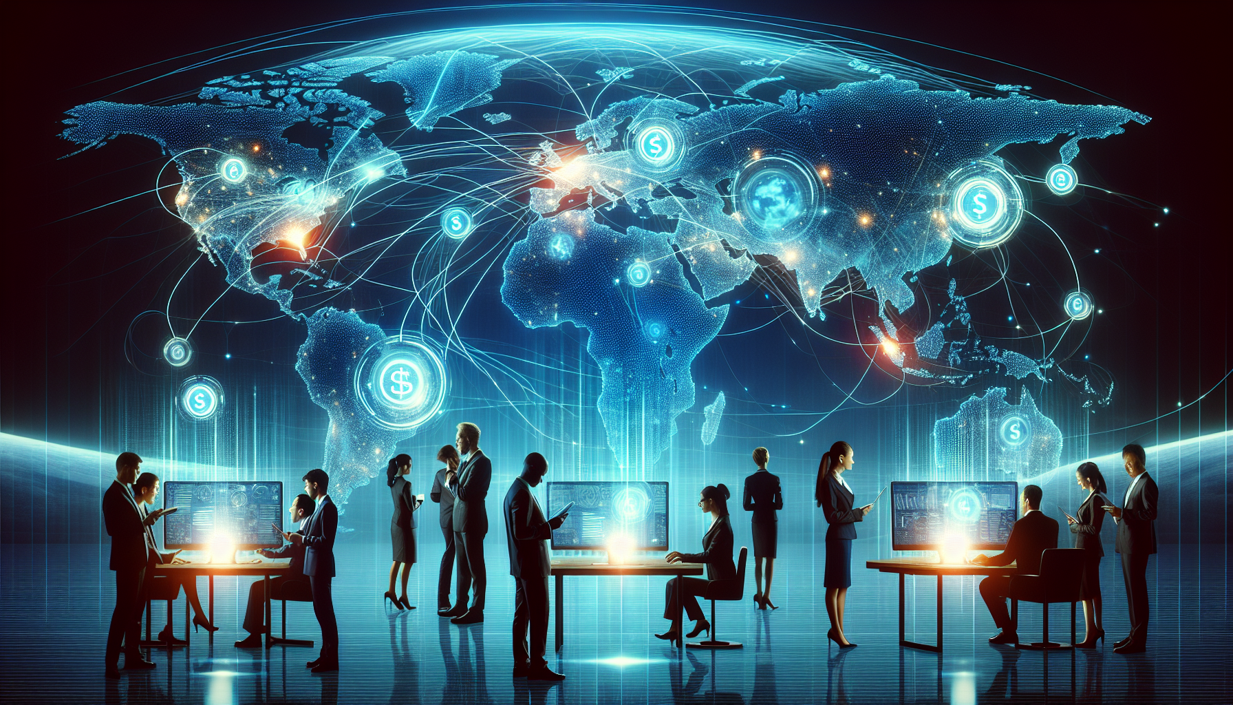 2024 Data as a Service consultants analyzing global cloud BI dashboards, transforming raw data into revenue