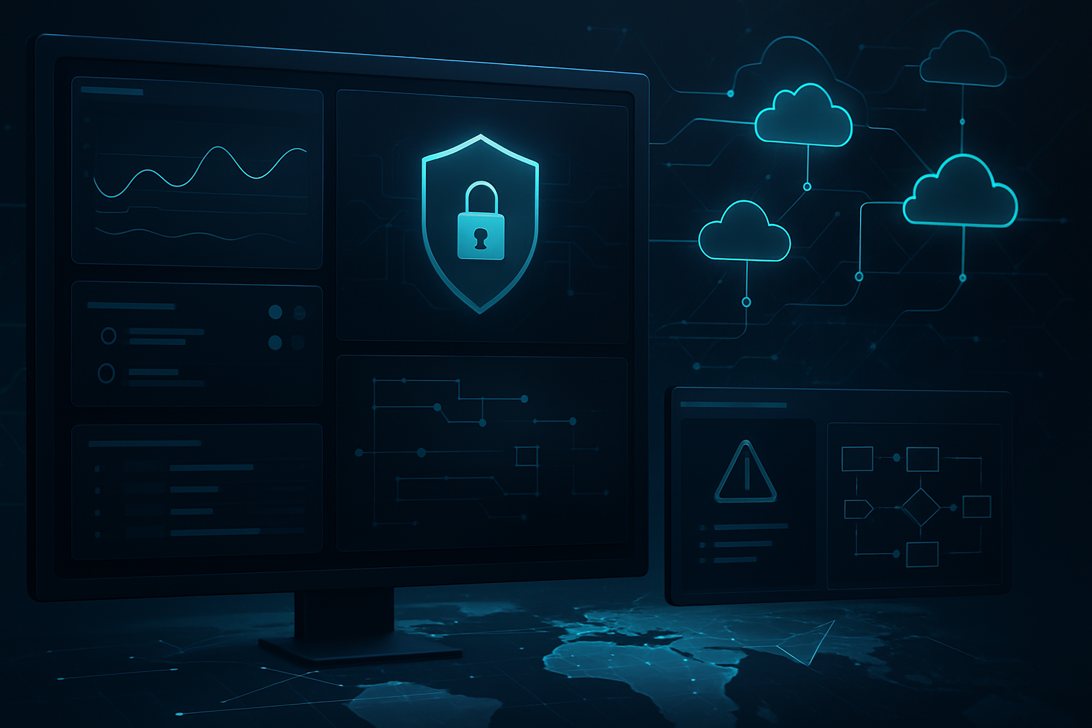 Advanced RMM and MDR dashboard for multi-cloud security with API-level visibility, automated response, and risk reduction