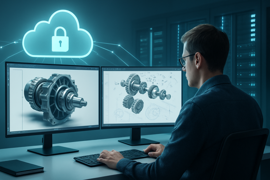 Cloud desktops for SolidWorks in 2025 with RTX GPU power, low latency, secure remote CAD workspace
