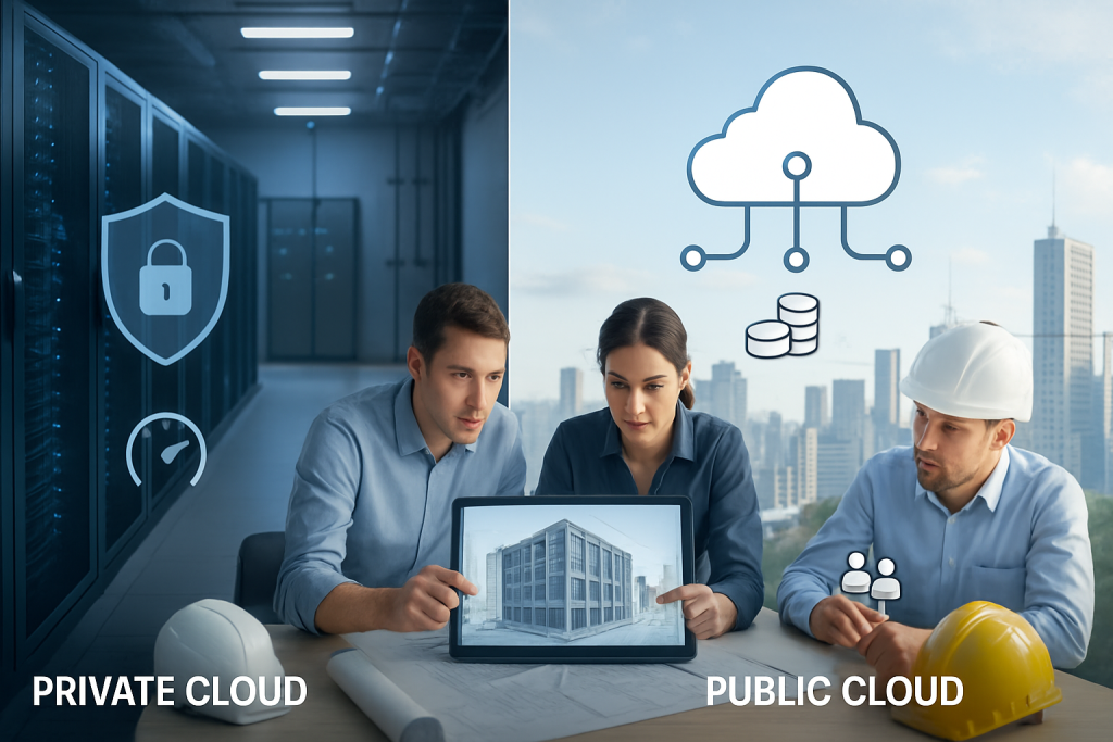 Private Cloud vs Public Cloud for AEC Firms Guide IronOrbit